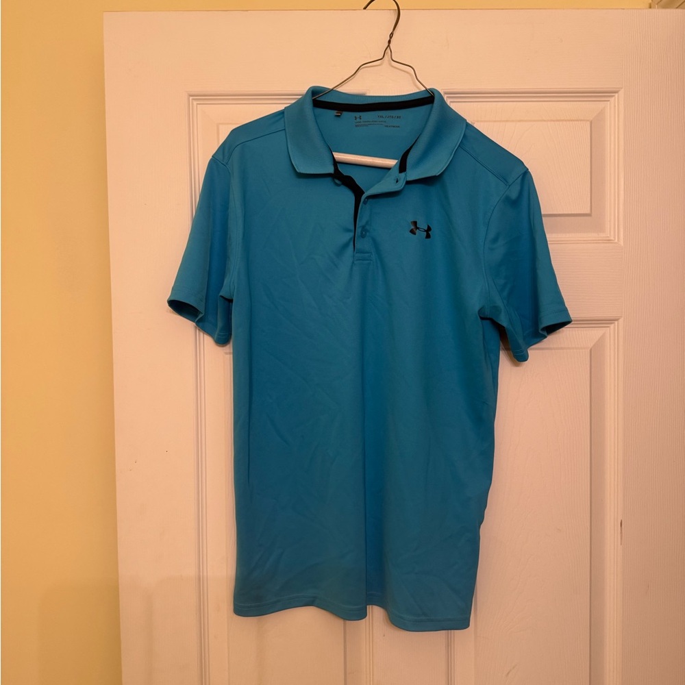 Under Armour Men's Aqua Polo Shirt
